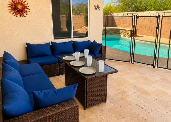 Ferienhaus Private Pool & Waterfall Evening Lights Oro Valley